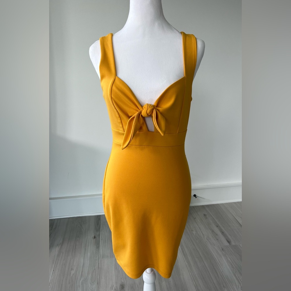 Yellow Mini Dress